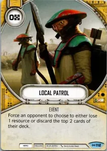 Star Wars Destiny Empire At War Card #112 Local Patrol - Picture 1 of 1