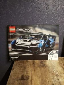 Lego Technic 42123 McLaren Senna Instruction Guide MANUAL ONLY - Picture 1 of 1