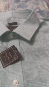 NEW TAGS ON JOS A BANK SHIRT PURE LINEN XL TRADITIONAL FIT RESERVE TOP GRADE