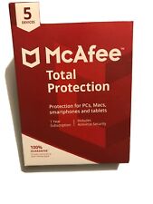 McAfee Total Protection 1 Year/ Includes Antivirus Security for 5 Devises