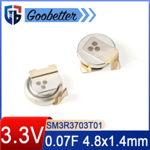 3,3V 0,07F Super Kondensatoren SM3R3703T01 Farad Kleinkondensatoren 4,8x1,4mm Taster - Bild 1 von 7