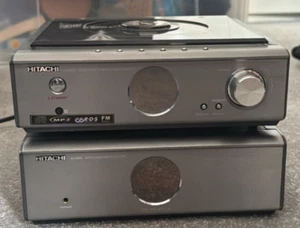 Hitatchi AX-M69 Amplifier/Tuner/CD/MP3 Player+ 2x original Speakers and cables - Picture 1 of 3