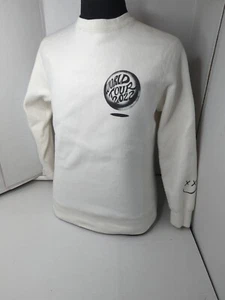 Louis Tomlinson Sweatshirt Mens Small Ivory 2022 World Tour Long Sleeve Heavy - Picture 1 of 11