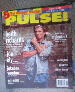 Pulse! November 1992 Keith Richards / Joe Ely / Spike Lee: Malcolm X / PJ Harvey - Picture 1 of 6