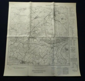 Foglio da tavolo di misurazione 3959 Züllichau i.d. Neumark / Sulechów, mappa del 1936 - Foto 1 di 3