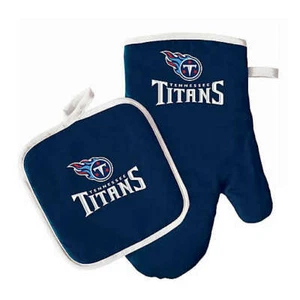 NFL Oven Mitt & Potholder Set - Tennessee Titans New in factory packaging - Picture 1 of 1
