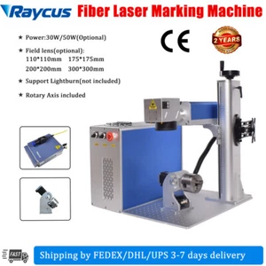 Máquina de marcado láser de fibra Raycus QB de 30 W/50 W grabado láser para metal acero - Imagen 1 de 19