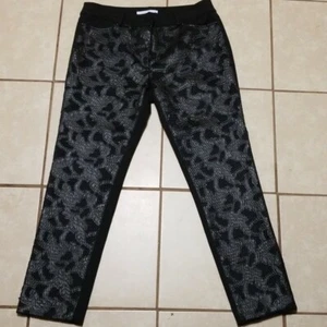 DONNA DEGNAN Stretched Laser Cut Pant Size 12 - Picture 1 of 8