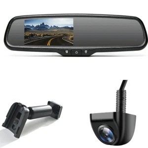4.3" Rear View Monitor Reversing Backup Camera For Ford GMC Toyota Hummer Nissan - Picture 1 of 15