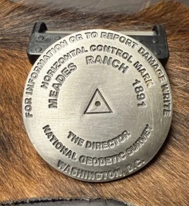 Meades Ranch National Geodetic Survey - New Unactivated Geocoin - Picture 1 of 2