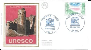 FRANCE 1980 FDC UNESCO YT SERVICE 61 - Imagen 1 de 1