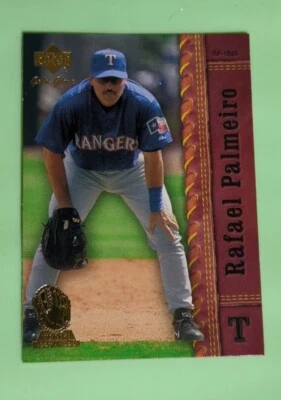 2001 Upper Deck Gold Glove Baseball #22 Rafael Palmeiro - Texas Rangers - Image 1 of 2