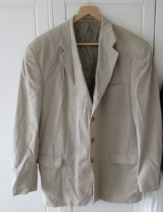 Principles Herren Baumwolle Freizeit Sakko Blazer Gr. 42 L Beige - Bild 1 von 5