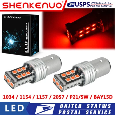 Luces de freno traseras LED P21/5W 1157 EE. UU. para Suzuki DRZ400 DR200S DR200SE - 2X P21/5W 1157 Foto 1 de 4