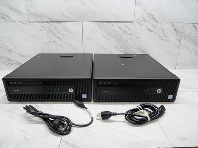 Lote de 2 Computadoras PC HP EliteDesk 600 G2 SFF i5-6500 3.20Ghz 8GB RAM! ¡PROBADO! Foto 1 de 4