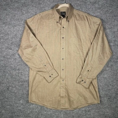 Jos. A. Camisa de vestir marrón con botones de viajero de algodón Bank para hombre WPL05992 Foto 1 de 4