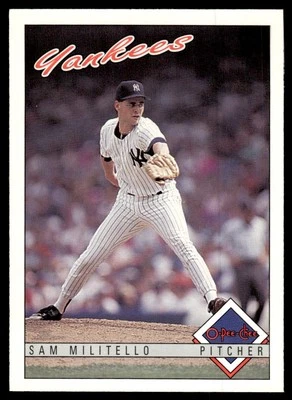 1993 O-Pee-Chee Sam Militello New York Yankees #127 - Image 1 of 2