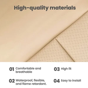 Leather Seat Cover Fit Ford F150 Lariat 09-14 For Ford F-150 Lariat 2009 - Bild 1 von 17