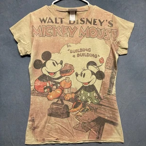Rare Vintage Disneyland Resort Shirt Womens XL Mickey Mouse Minnie Building - Picture 1 of 6