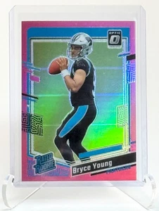 Bryce Young 2023 Donruss Optic #213 Pink Prizm Rookie Panthers - Picture 1 of 3
