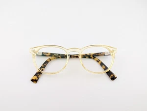 Seraphin Eyeglasses Frames Only, 50-20-145, Yellow/Brown, Made in Japan - Picture 1 of 16
