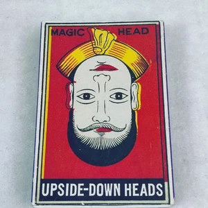 Redstone Magic Heads Upside-Down Heads 24 Illusion Postcards read - Picture 1 of 2