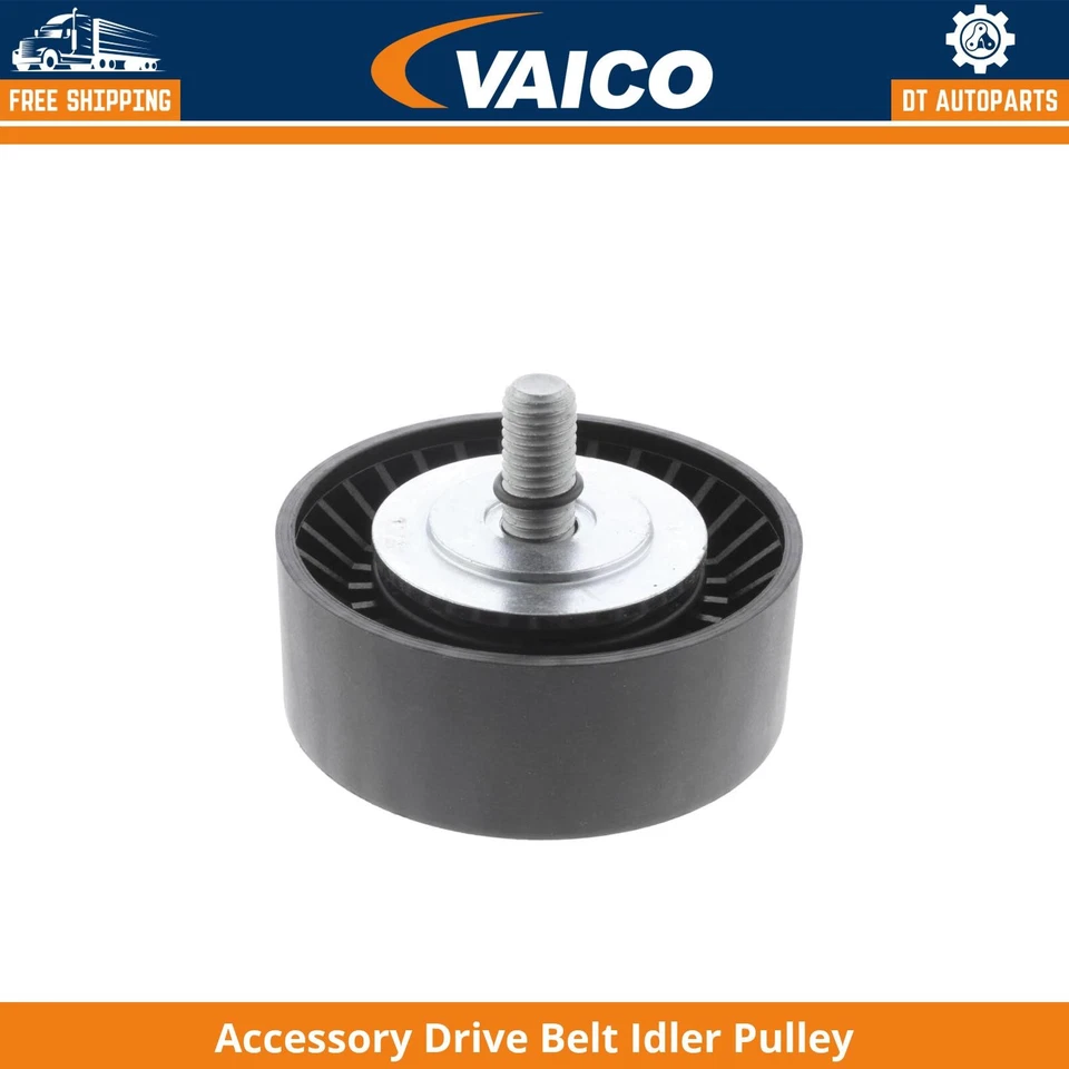 Para 2006-2010 BMW 550i 4.8L V8 acessório correia de transmissão polia intermediária Vaico 2007 2008 - Imagem 1 de 1