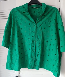 Grüne Damenbluse - Größe: 26 - Bild 1 von 5