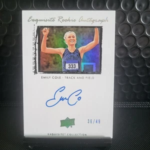 2025 Goodwin Champions Retro 09 Emily Cole Rookie Auto #36/49 Exquisite T&F - Picture 1 of 11