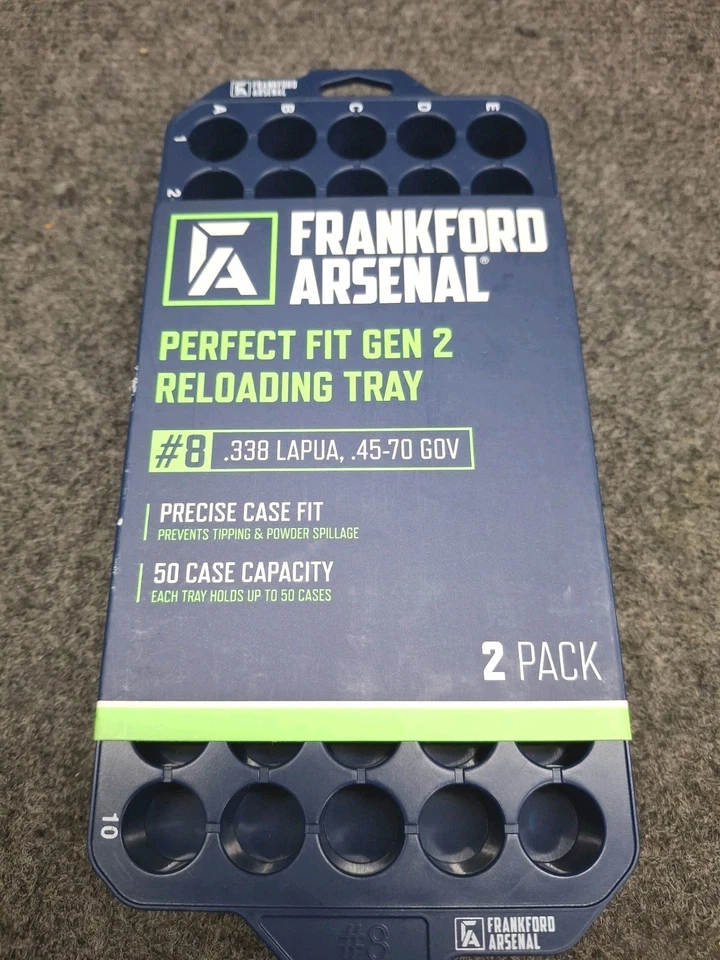 Frankford Arsenal Perfect Fit 托盘重新加载 338 拉普阿,45-70 政府 2件Bx1 — 第 1/1 张图片