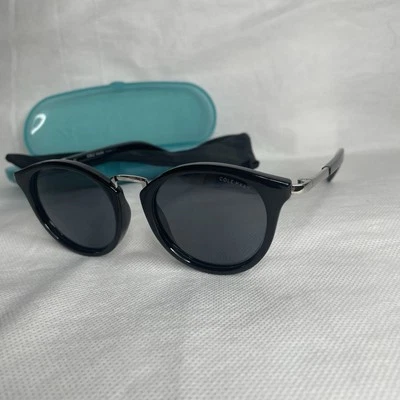 Gafas de sol Cole Haan polarizadas Vincent negras cromadas ojo de gato CH9012 50[]19 145 Foto 1 de 4