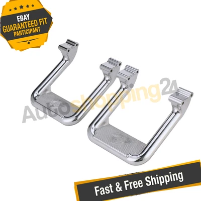 CARR 101242 Pair Hoop II Polished Aluminum Steps for 2007-2018 Jeep Wrangler JK Foto 1 de 4