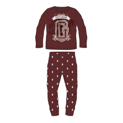 E PLUS M SP. Z O.O. Harry Potter Pyjama für Jungen ""Gryffindor" | Burgunderrot | Größen 134-164