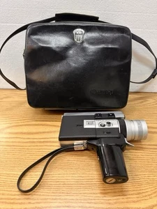 Canon Auto Zoom 518 Super 8 8mm Movie Camera W Leather Canon Bag Untested - Imagen 1 de 18