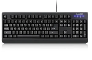 PERIBOARD-517 Wired Washable USB Keyboard, Certified with IP 65 Level, Black,... - Picture 1 of 6