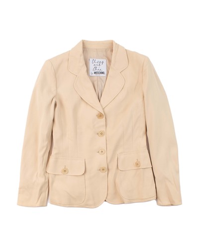 Giacca blazer corta donna economica e chic di Moschino classica taglia M UK12