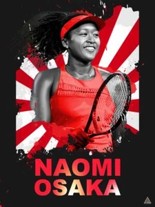 Naomi Osaka Poster Wall Art Print, Unframed, 18"x24" - Picture 1 of 4