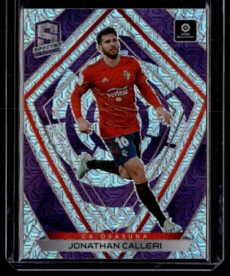 2021 Panini Chronicles Spectra Purple Mojo Jonathan Calleri - Image 1 of 2