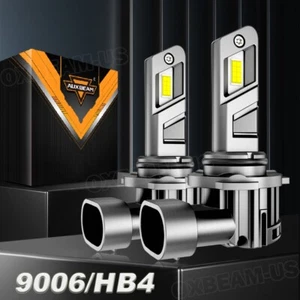 AUXBEAM 9006 HB4 LED Headlight Low Beam Fan Bulbs 6500K 25000LM Super Bright 1:1 - Picture 1 of 12