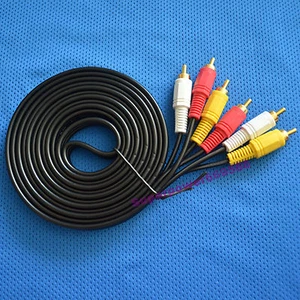 Lotus AV cable 3/3 3RCA/3RCA 3m 9.84FT high quality Component line wire - Picture 1 of 4