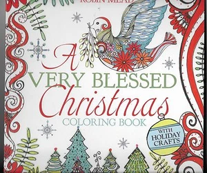 A Very Blessed Christmas Coloring Book by Robin Mead (2016, Paperback) - Imagen 1 de 2