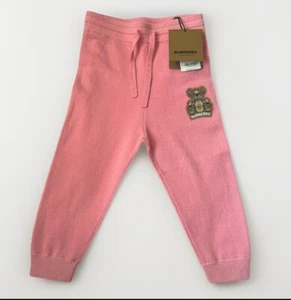 BURBERRY Girls Pink Thomas Bear Lounge Pants Size 2Y $410 - Picture 1 of 4
