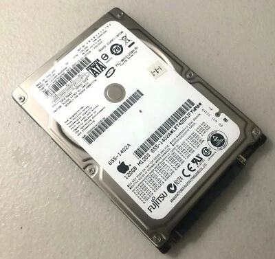 Apple Branded 2.5" 120GB Fujitsu HDD, MYH2120BH, PN: CA06889-B42500AP *TESTED* - Image 1 of 4