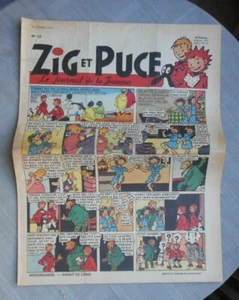 ZIG ET PUCE HEBDOMADAIRE N°15 26 FÉVRIER 1950 EN ÉTAT CORRECT - Imagen 1 de 2