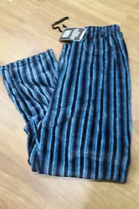 NEW ZZZ MENS BLUE SOFT MICRO PLUSH LONG PJ SLEEP PANTS SIZE XXL - Picture 1 of 1