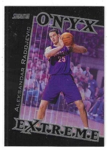 1999-00 STADIUM CLUB ALEKSANDAR RADOJEVIC ONYX EXTREME #OE9 TORONTO RAPTORS - Picture 1 of 2
