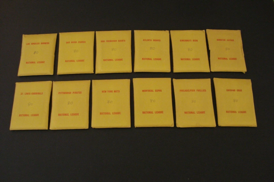 1980 APBA Baseball Game Season Cards - Original Issue with Extra Players - Image 1 of 4