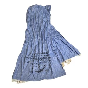 Scotch R'Belle Kids Boys Blue Anchor Print Summer Scarf One Size New - Picture 1 of 1