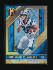 CHRISTIAN MCCAFFREY 2020 PANINI GOLD STANDARD PLATINUM #/75 SAN FRANCISCO 49ERS