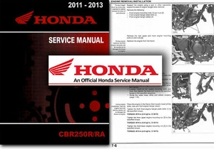 Honda CBR250R Service Manual CBR250RA 2011 2012 2013 Shop Workshop CBR250 - Picture 1 of 2